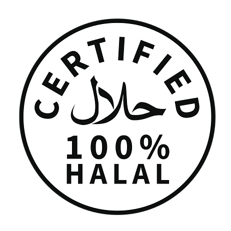 Certified HALAL badge