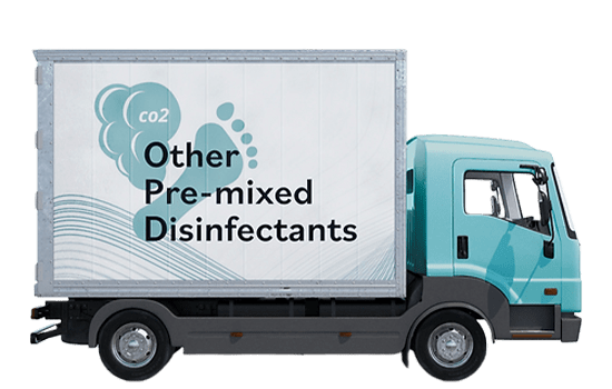 66 trucks of other pre-mixed disinfectants