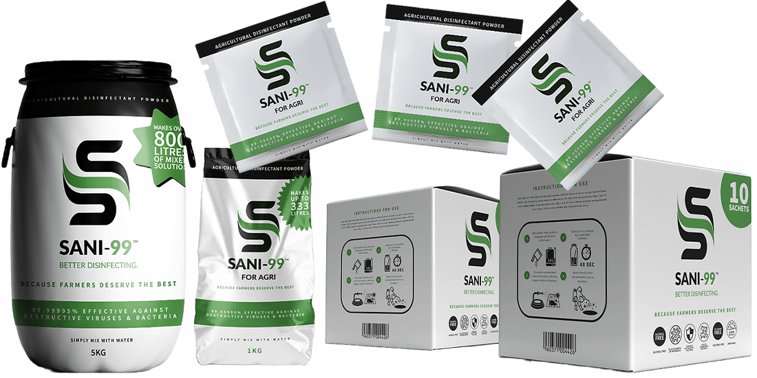 Wide range of SANI-99 AGRI Products