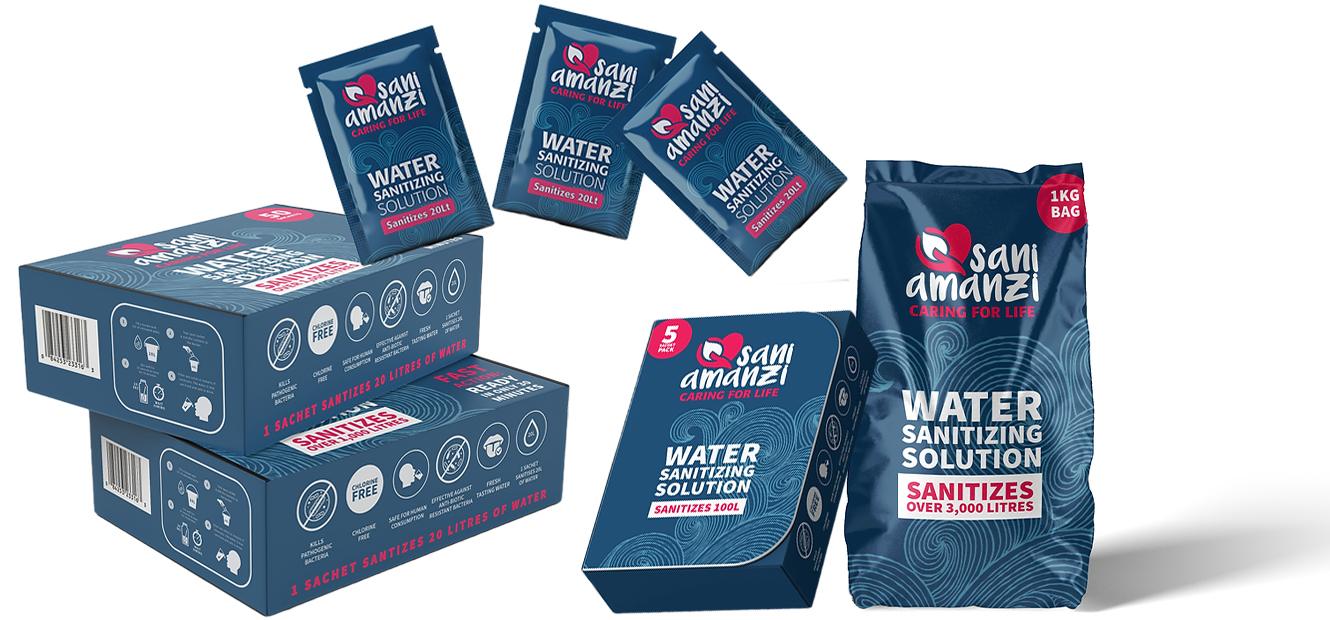 A wide range of SANI AMANZI products