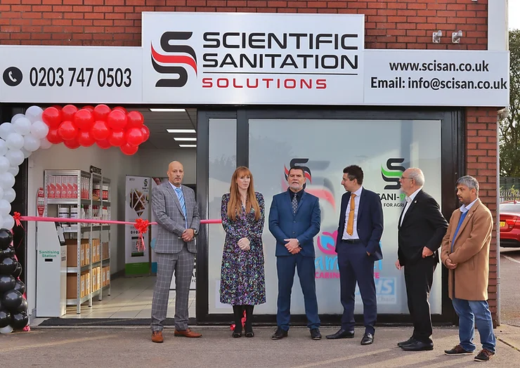 Angela Rayner MP Cuts Ribbon at SSS Distribution Centre
