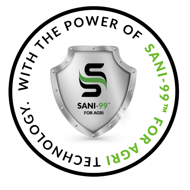 SANI-99 for AGRI technology badge